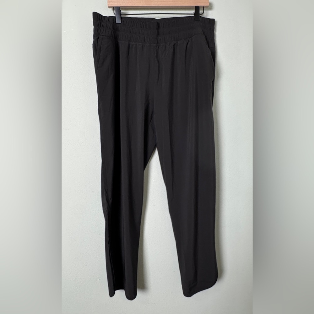 Free Fly Black Pull On Breeze Pant Tapered Leg‎ Workout Gorpcore Size XL